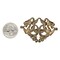 Antiqued Brass Vintage Double Winged Griffin Pendant - One - AB-P40